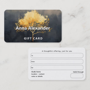 Carte De Visite Couvert de braise Design minimaliste