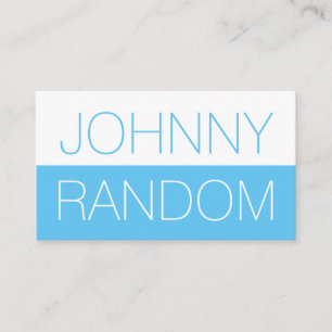 Carte De Visite Couverture audacieuse de demi de fente de ton de