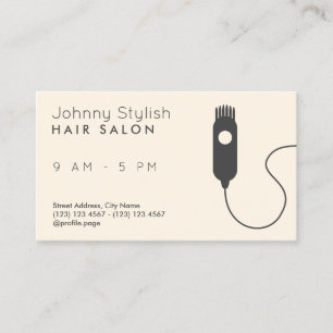 Carte De Visite Couverture moderne de vecteur de trimmer de