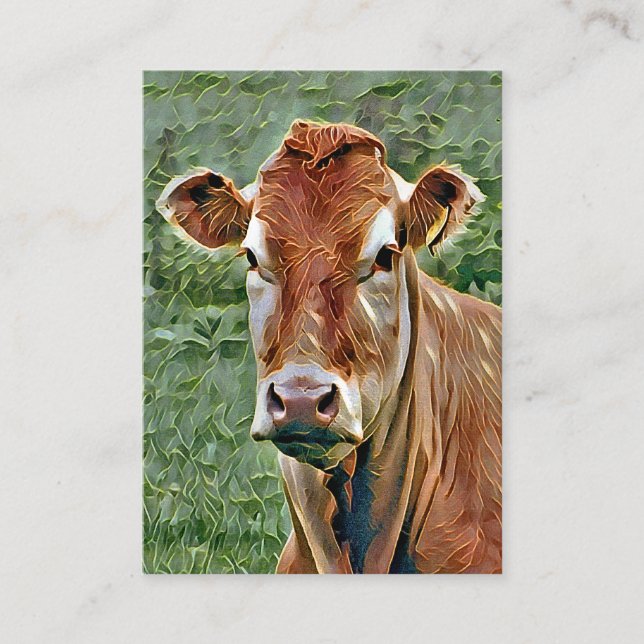 Carte De Visite COW Cute (Devant)