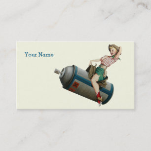 Carte De Visite Cow-girl V2 de vol