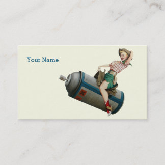 Carte De Visite Cow-girl V2 de vol