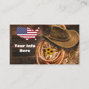Carte De Visite Cowboy