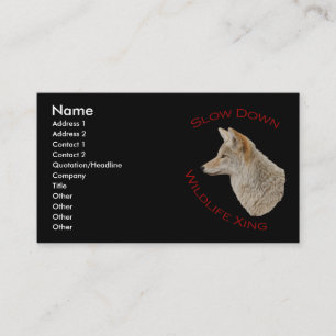 Carte De Visite coyote