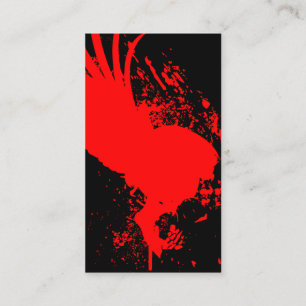 Carte De Visite crâne volant