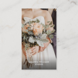 Carte De Visite Cream Modern Photo | Photographe Photographie