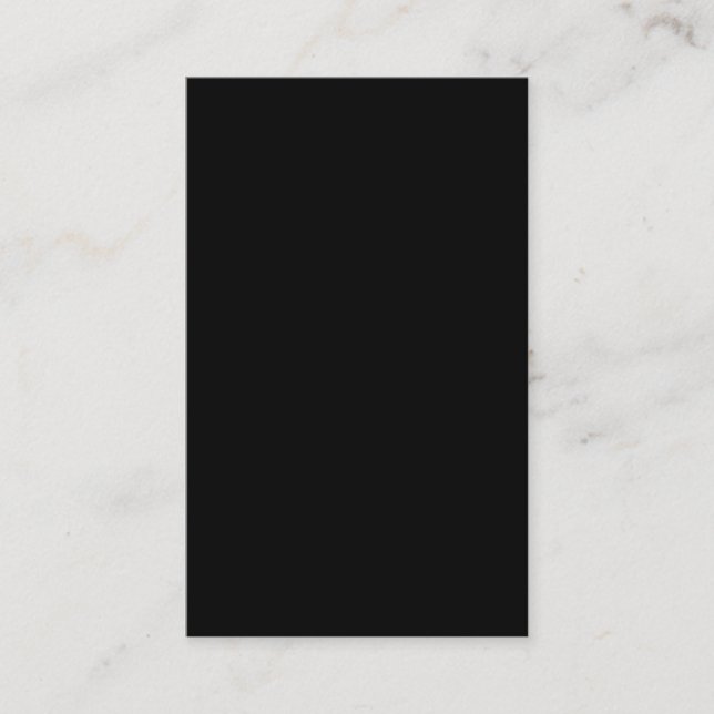 Carte De Visite Create Your Own Black Custom Design Holiday Card (Devant)