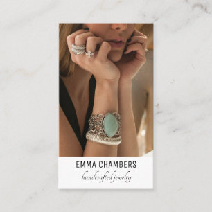 Carte De Visite Créateur de bijoux artisanal moderne