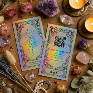 Carte De Visite Créateur de Bijoux Céleste Holographique