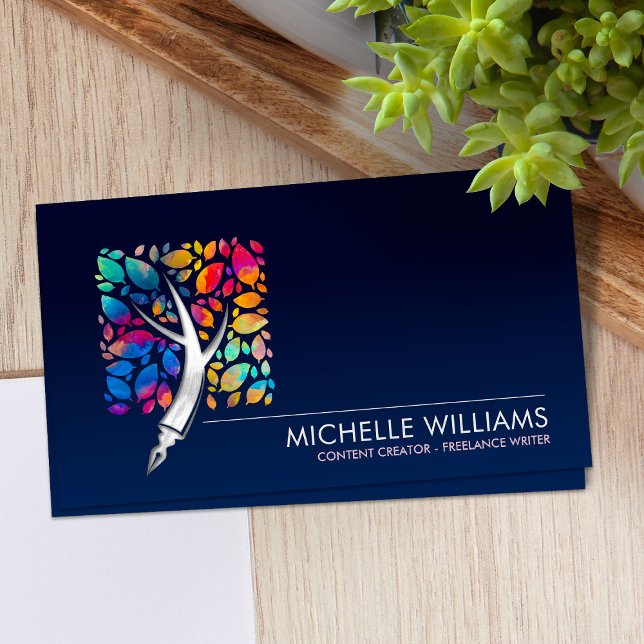 Carte De Visite Créateur de contenu - Copywriter - Freelance Write (Créateur téléchargé)