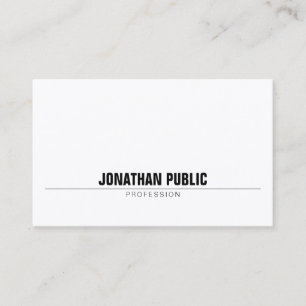 Carte De Visite Créatif Minimaliste Professionnel Moderne Simple