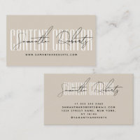 Création de contenu moderne influencer beige