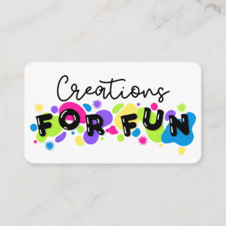 Carte De Visite Créations pour FUN_B