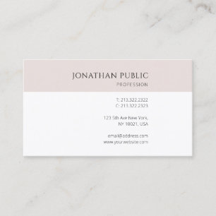 Carte De Visite Créative Moderne Design simple Modèle tendance