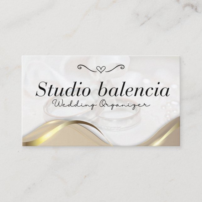 Carte De Visite Creative Wedding & Event Designer (Devant)