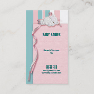 Carte De Visite Crèche de nourrissons de soins des enfants de