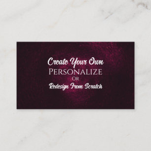 Carte De Visite CREEZ VOS PROPRES CARTES! Personnaliser