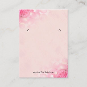 Carte De Visite Créez Votre Présentoir De Boucles D'oreilles Kraft