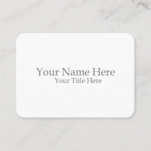Carte De Visite Créez Votre Propre