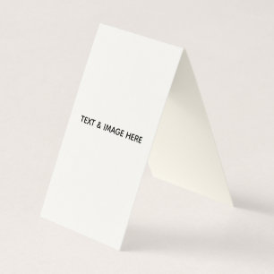 Carte De Visite Créez votre propre blanc