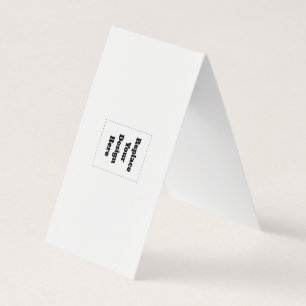 Carte De Visite Créez votre propre blanc 