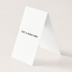 Carte De Visite Créez votre propre blanc