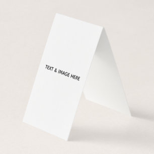 Carte De Visite Créez votre propre blanc
