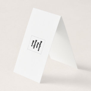 Carte De Visite Créez votre propre blanc