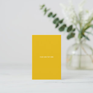 Carte De Visite Créez Votre Propre Conception Personnalisée Jaune
