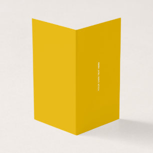 Carte De Visite Créez Votre Propre Conception Personnalisée Jaune