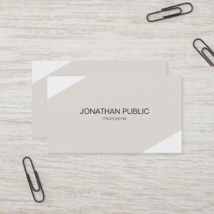 Carte De Visite Créez votre propre consultant moderne et élégant