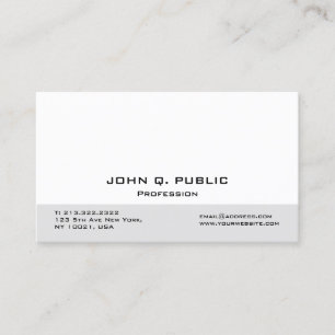 Carte De Visite Créez votre propre élégance professionnelle modern