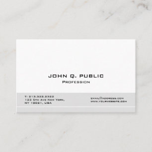 Carte De Visite Créez votre propre élégant professionnel modern