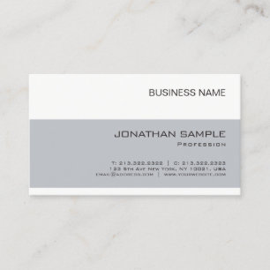 Carte De Visite Créez votre propre entreprise élégante Simple