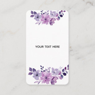 Carte De Visite Créez Votre Propre Floral