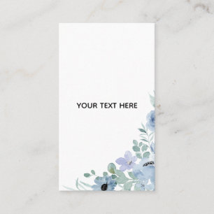 Carte De Visite Créez votre propre floral