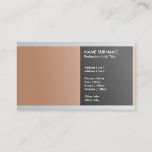 Carte De Visite Créez votre propre luxe élégant professionnel