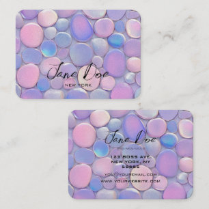 Carte De Visite Créez votre propre Motif Opal rose personnalisé