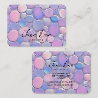 Carte De Visite Créez votre propre Motif Opal rose personnalisé