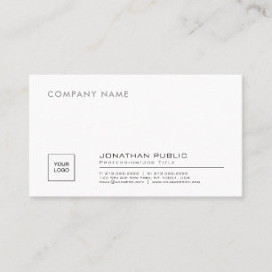 Carte De Visite Créez votre propre plaine de Stylish Company avec