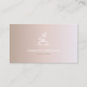 Carte De Visite Cristal de guérison spirituelle minimale
