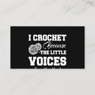 Carte De Visite Crochet Lover  I Love Crochet