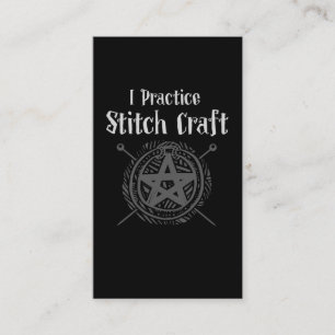 Carte De Visite Crochet Maman Sorcière Occulte Fil d'Artiste Love