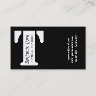 Carte De Visite Croisez votre logo ultra moderne de lettre de T