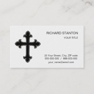 Carte De Visite Croix chrétienne