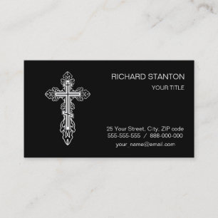 Carte De Visite Croix orthodoxe