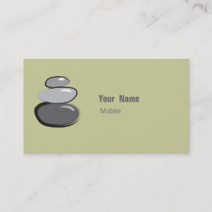 Carte De Visite Croquis stone Zen empilé