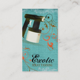 Carte De Visite Cru de corail de Tan de jet de turquoise de