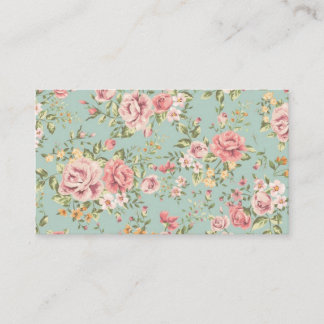 Carte De Visite Cru floral
