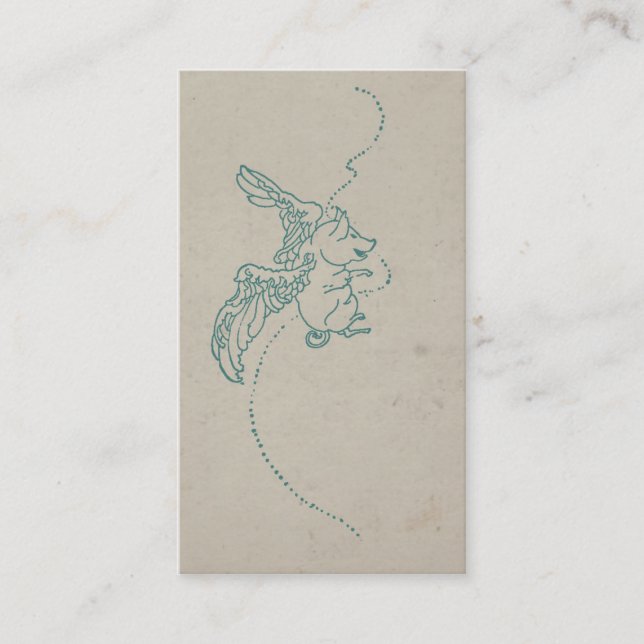 Carte De Visite Cru quand les porcs volent (Devant)